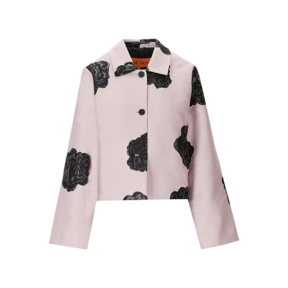 NWOT Stine Goya Kiana Rose Jacquard Pink Jacket Size M - Picture 2 of 16